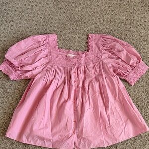 DoenPink Puff Sleeve Blouse